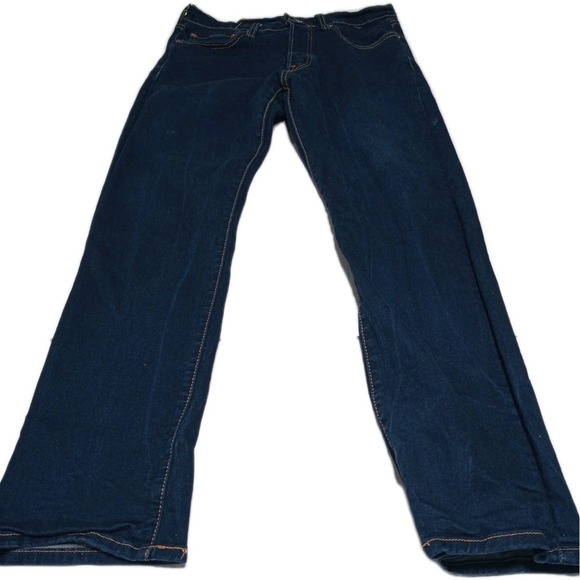 Levi's Other - Levi's 501 Straight Leg Jeans Mens 32x32 Blue Denim Cotton Dark Wash Regular Fit